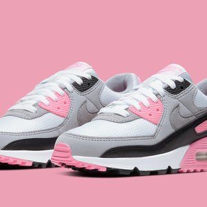 AUTHENTIC NIKE AIR MAX 90 Grey Rose Pink